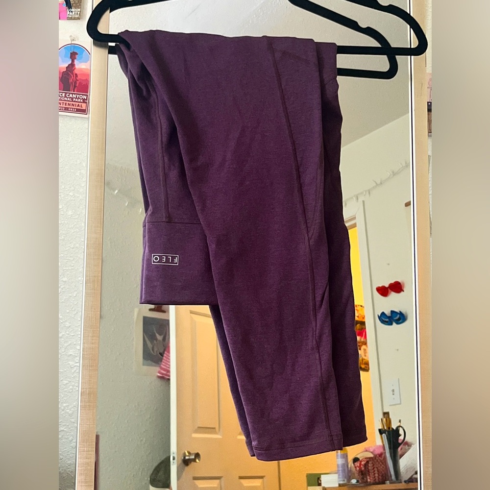 FLEO Heather sparrow leggings, gently used
